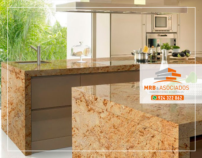 mesa de cocina en granito